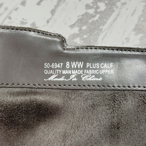 NEW Bella Vita Womens Troy II Plus Wide Calf Buckle Knee-High Boots D615 - Picture 10 of 11